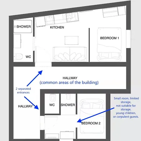 Two With Ac In The Heart Of Old Nice, Each With Its Own Entrance * Nizza