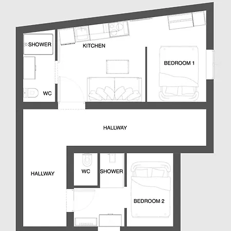 Two With Ac In The Heart Of Old Nice, Each With Its Own Entrance Lägenhet *